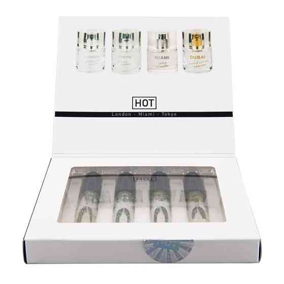 Набір жіночих парфумів з феромонами HOT LMTD Pheromone Perfume Women, 4x5 мл Sex Aura Київ