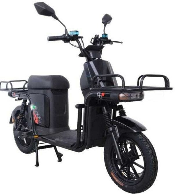 Электроскутер Crosser SUPER MAX (1200W 60V/30Ah LifePo4) Литой-Черный. Харьков - изображение 6