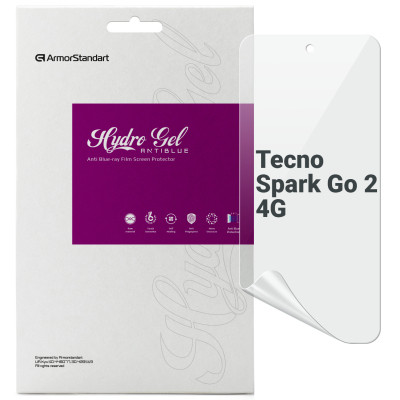 Плівка захисна Armorstandart hydrogel Anti-Blue Tecno Spark Go 2 4G (ARM87123) Вінниця - фото 1