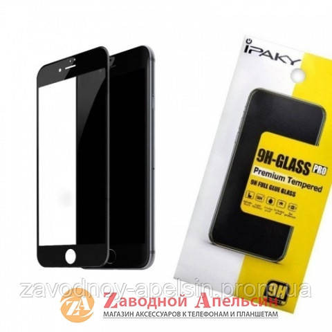 Захисне скло iPhone 6 6s Full Glue Glass black Одеса - фото 1