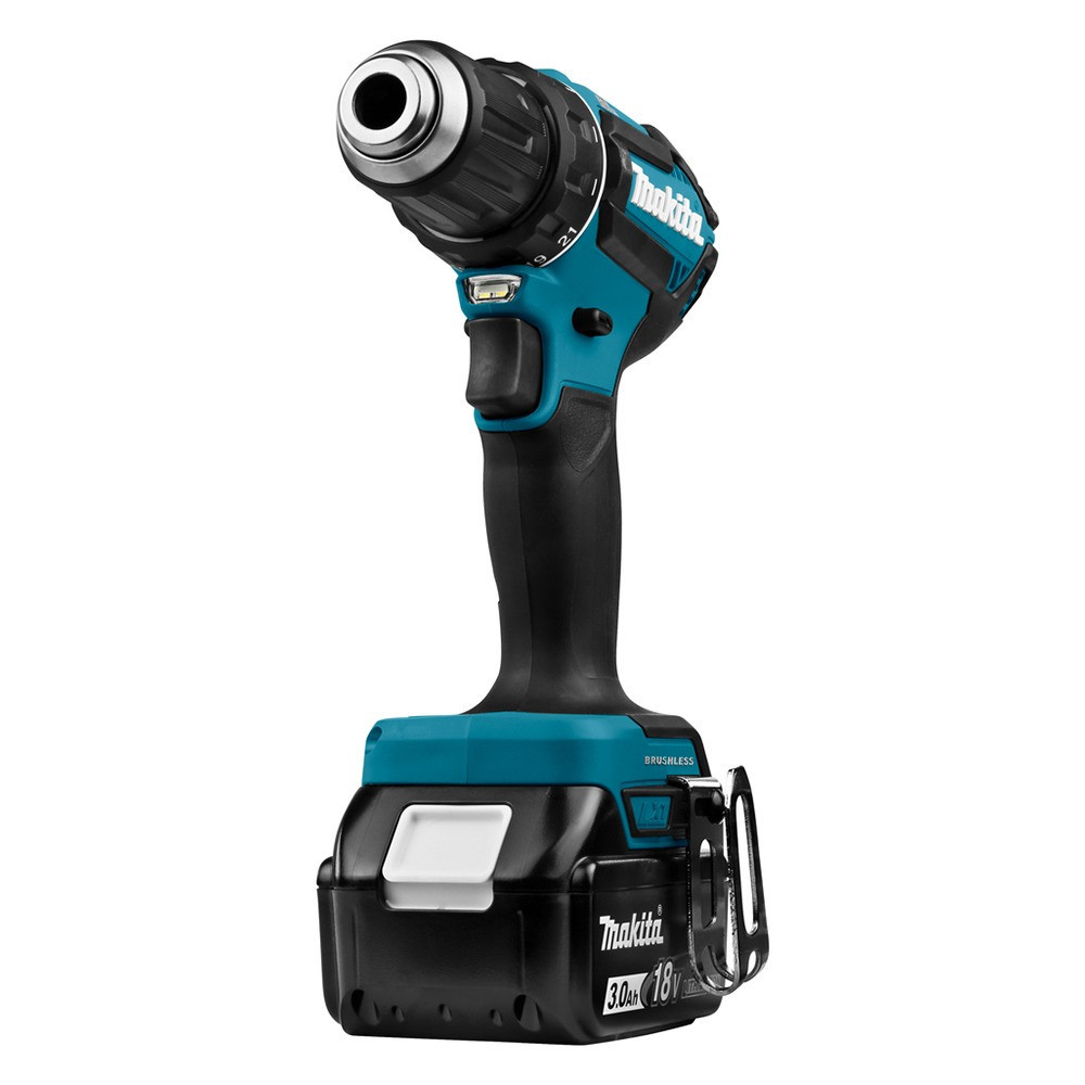 Дриль-шурупокрут акумуляторний Makita DDF485SFJ 18 В, 50 Нм, 2×3 А·год, Makpac Київ - фото 3
