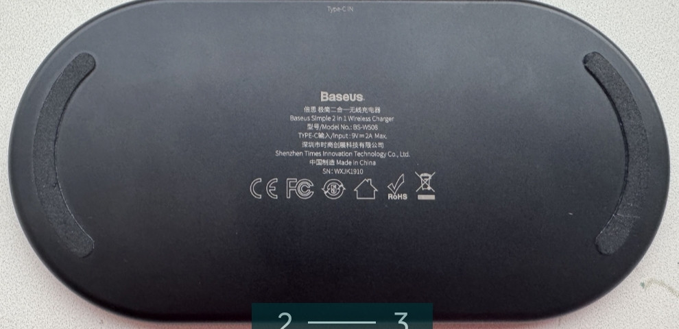 Заряджання Бездротове: Baseus 2в1 BS-W508. Київ - фото 1