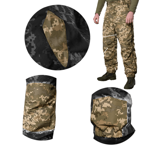 Зимові військові мембранні штани Defender 7 level (Піксель) M Вінниця