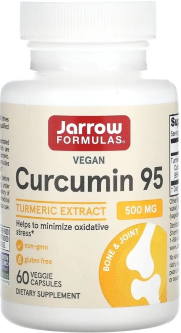 Куркумін 95 (екстракт куркумм) Jarrow Formulas Curcumin 500 мг 60 капс Київ - фото 1