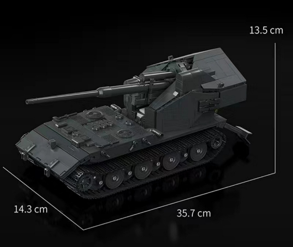 Конструктор  Waffenträger E-100 — 2036 деталей, масштаб 1:28, сумісний з LEGO Technic Київ - фото 8