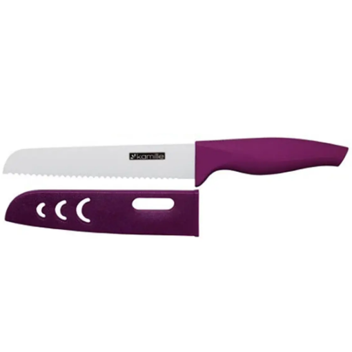 Ніж для хліба кераміка з ручкою 