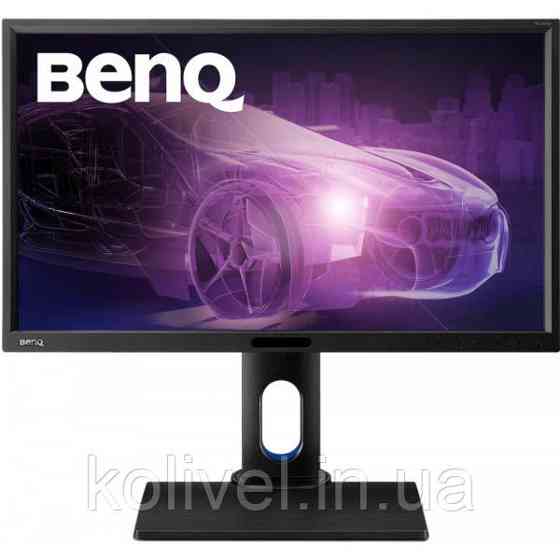 TFT 23.8" BenQ BL2420PT, QHD, IPS, DVI-DL, DP, HDMI, USB, Pivot, HAS, колонки, чорний (BL2420PT) Київ