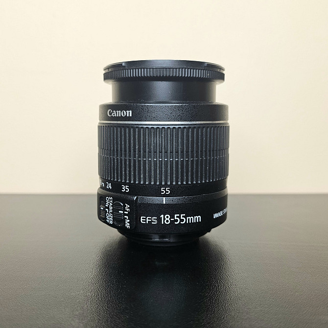 Об'єктив Canon EF-S 18-55 мм Клевань - изображение 1