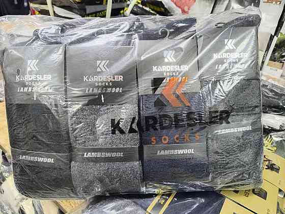 Очень теплые мужские термоноски с шерстью. Турецкие теплые носки с шерсти (2шт в наборе) Kardesler 10124 Киев