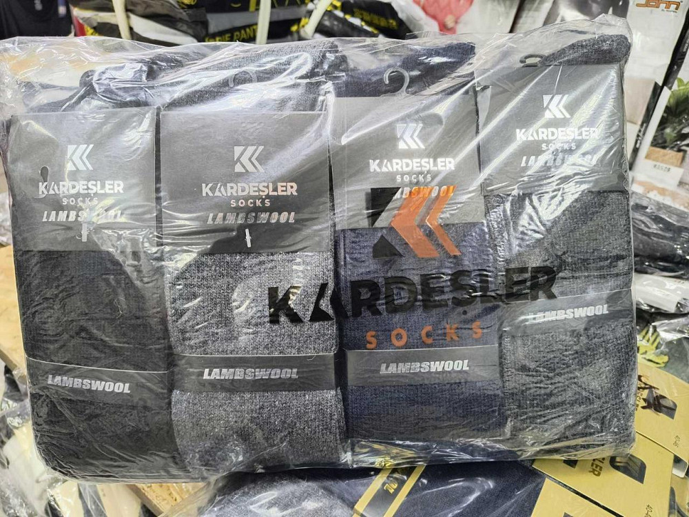 Очень теплые мужские термоноски с шерстью. Турецкие теплые носки с шерсти (2шт в наборе) Kardesler 10124 Киев - изображение 2