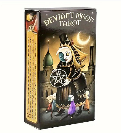 Карти Таро Deviant Moon Tarot, Таро Божевільного місяця, колода з 78 карт для ворожіння Київ - фото 1