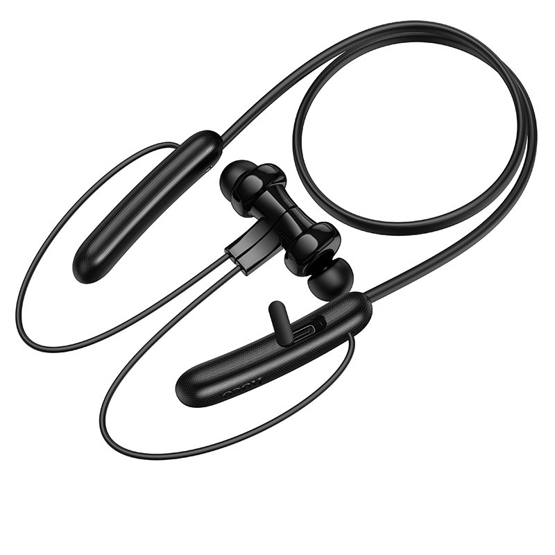Беспроводные спортивные наушники HOCO ES75 Niya neck-hanging BT headset Black Одесса - изображение 4