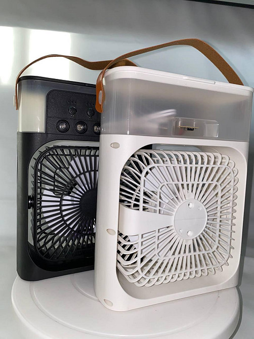 Вентилятор з функцією зволожувача та LED підсвічуванням, USB з зволожувачем повітря, 3 режими роботи Одеса - фото 8