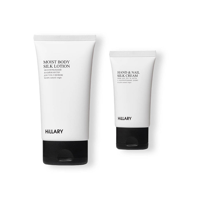 Набір для шовкового догляду тіла та рук Silk Care for Body and Hands Hillary Вінниця - фото 1