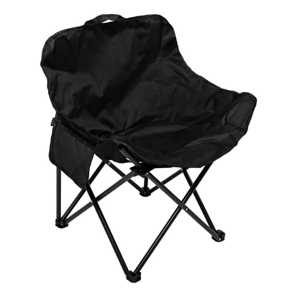 Крісло розкладне туристичне 47х58х70 см з кишенею Чорне SJ-0056-1 Коломия - фото 1