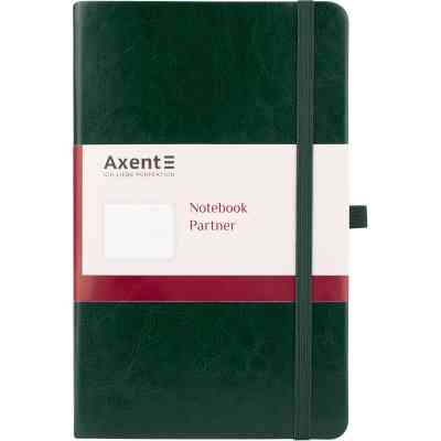 Блокнот Axent Partner Lux 125х195 мм 96 аркушів у клітинка Зелений (8202-04-A) Вінниця
