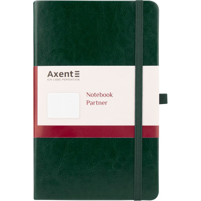 Блокнот Axent Partner Lux 125х195 мм 96 листов в клетку Зеленый (8202-04-A) Винница - изображение 1