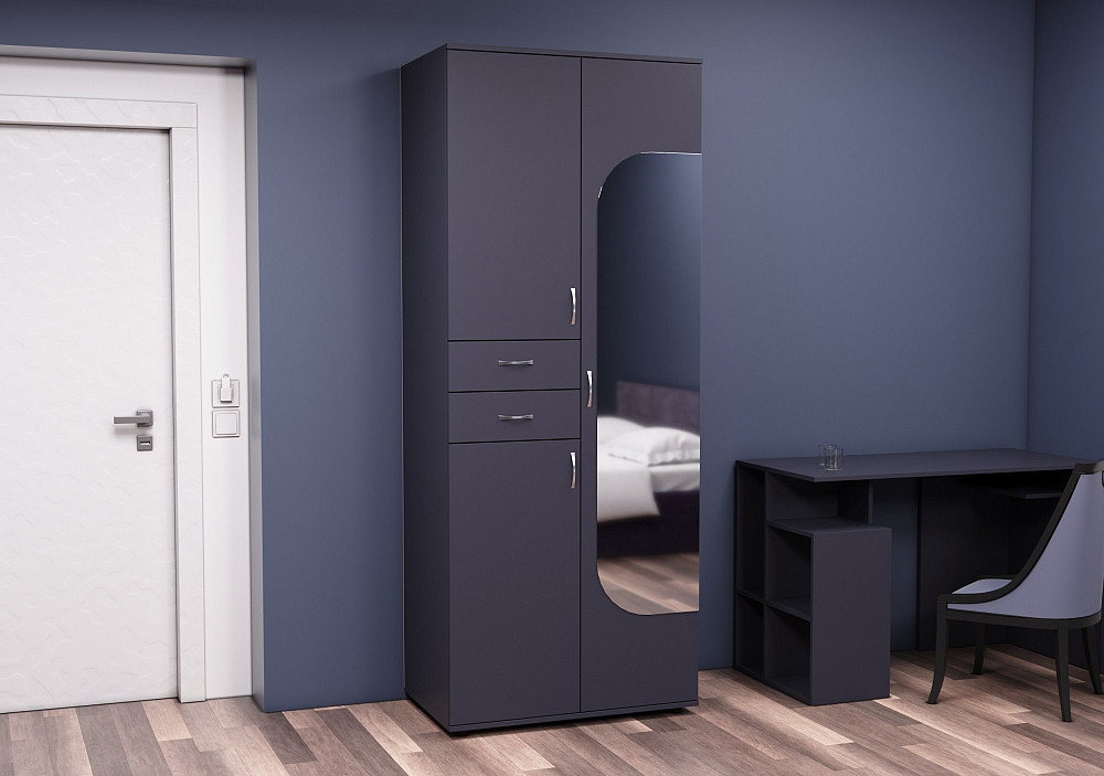 Прихожая ГКШ-2, Антрацит, 840/520/2100 Львов - изображение 1