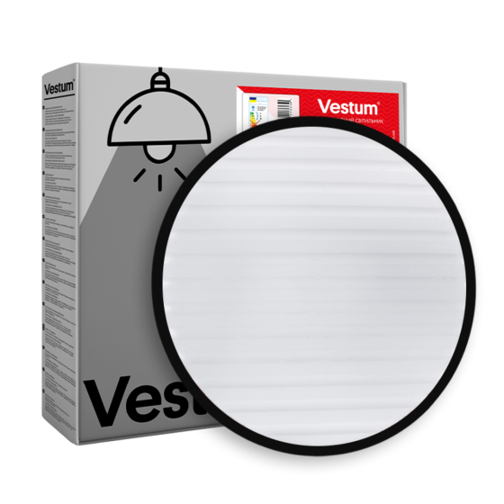 GRILL матовий 24W 325*55мм 4000К 2100Lm без пульта чорний Дніпро