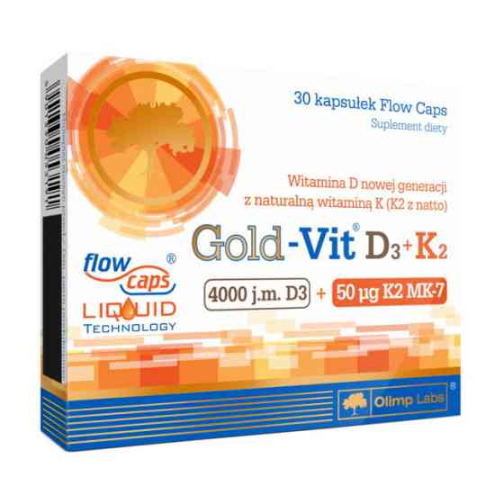 Olimp Gold Vit D3+K2 4000 IU 30 капсул Луцьк