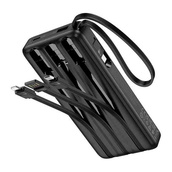 Павербанк 10000 mAh HOCO J146 черный power bank повербанк Одесса