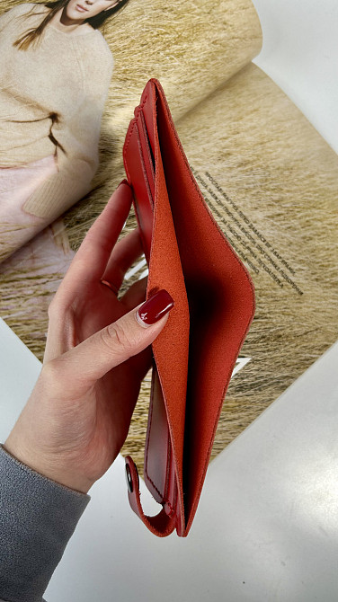 Женский кошелек из натуральной кожи, женский на кнопке кошелек, маленький кошелек на каждый деньMasterSem Киев - изображение 5