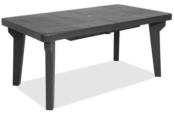 Стіл для саду пластиковий розсувний BICA Bergen, графіт Київ