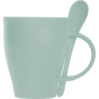 Чашка Voyager бамбукова 300 мл з ложкою зелений (V0847-10) Винница - изображение 2