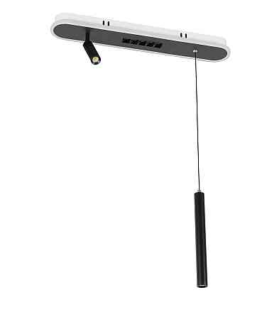 Підвісний світильник ЛЕД VALESO 3000K-6500K Пульт: 2.4G With Dimming G 2557/600 BK 72W Коломия