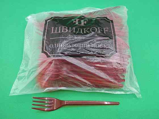 Качани щільні пластикові 100 шт Червоні Юніта Харків