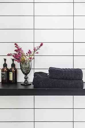 Ecotton Рушник Ecotton 70х140 см махровий банний високої щільності 420 г/м² чорний Black Киев