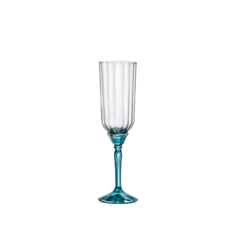 Келих Florian 210 мл для просеко Lucent blue BORMIOLI ROCCO Житомир