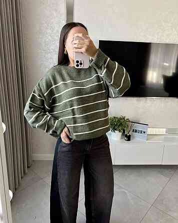 Жіночі стильні комбіновані джинси super wide leg 38 Одеса