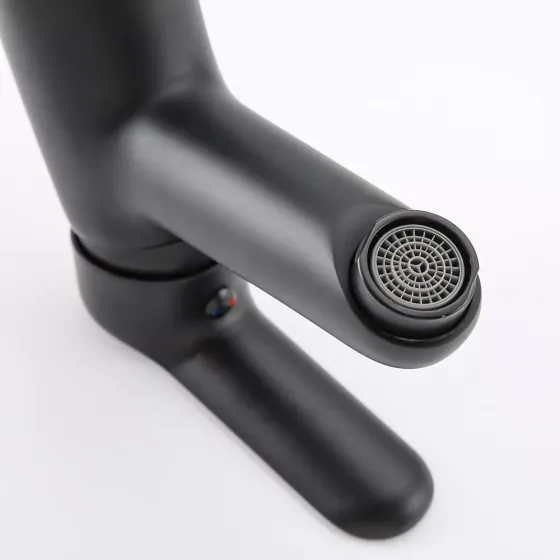 Змішувач для умивальника Frap F1017-6 чорний Київ