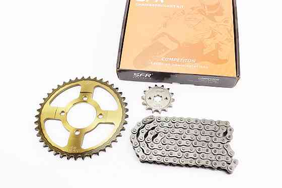 Зірки, ланцюг к-кт JH - 428H-98L+41T+14T (у коробці) "гартована" Киев