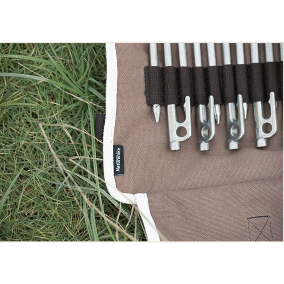 Чохол-органайзер Naturehike для кілочків (маленький) NH20PJ093, коричневий Київ - фото 2