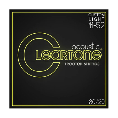 Струни для гітари Cleartone Acoustic 80/20 Bronze Ultra Light (11-52) (7611) Вінниця - фото 1