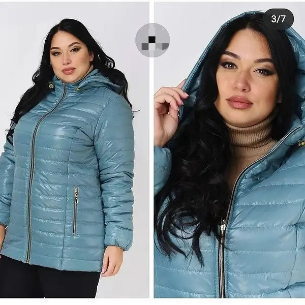 Демісезонна подовжена жіноча куртка батал. Курточка весни-осінь великих розмірів. 54-74р. Київ - фото 7