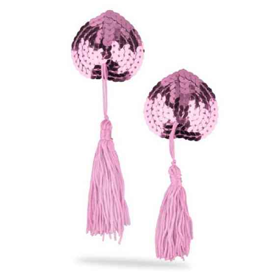 Стікіні з кісточками і паєтками one size рожевий Київ