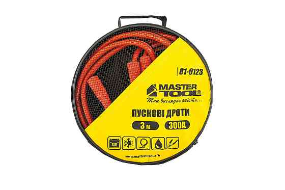 Провод пусковой MASTERTOOL 300 А 3 м 81-0123 Ровно