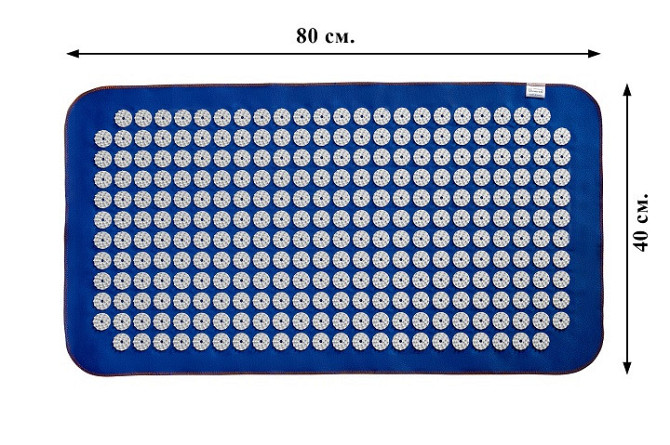 Аппликатор Кузнецова Коврик серия Eko-Max 284 – Массажный коврик 40x80 см с высокой остротой Ивано-Франковск - изображение 3