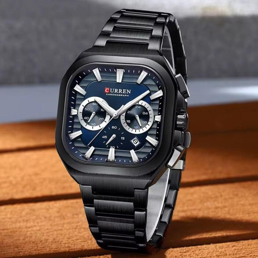 Годинник чоловічий наручний Curren Megapolis Чорний Вінниця - фото 9