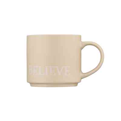Чашка Ardesto Believe, 420мл, кераміка, жовтий (AR3043Y) Вінниця