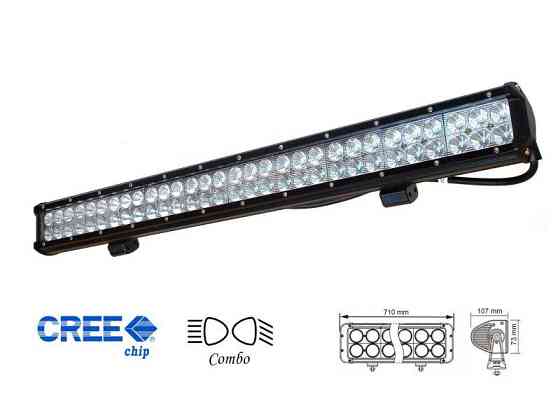 Фара додаткового світла C - 180W / Spot спрямований промінь світла кут свічення 30°+Flood розсіюючий промінь світла кут свічення Харків