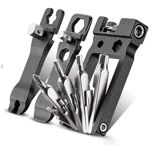 Набір інструментів мультитул велосипедний з бортовими лопатками та вичавкою ланцюга 20 в 1 Бровари - фото 6