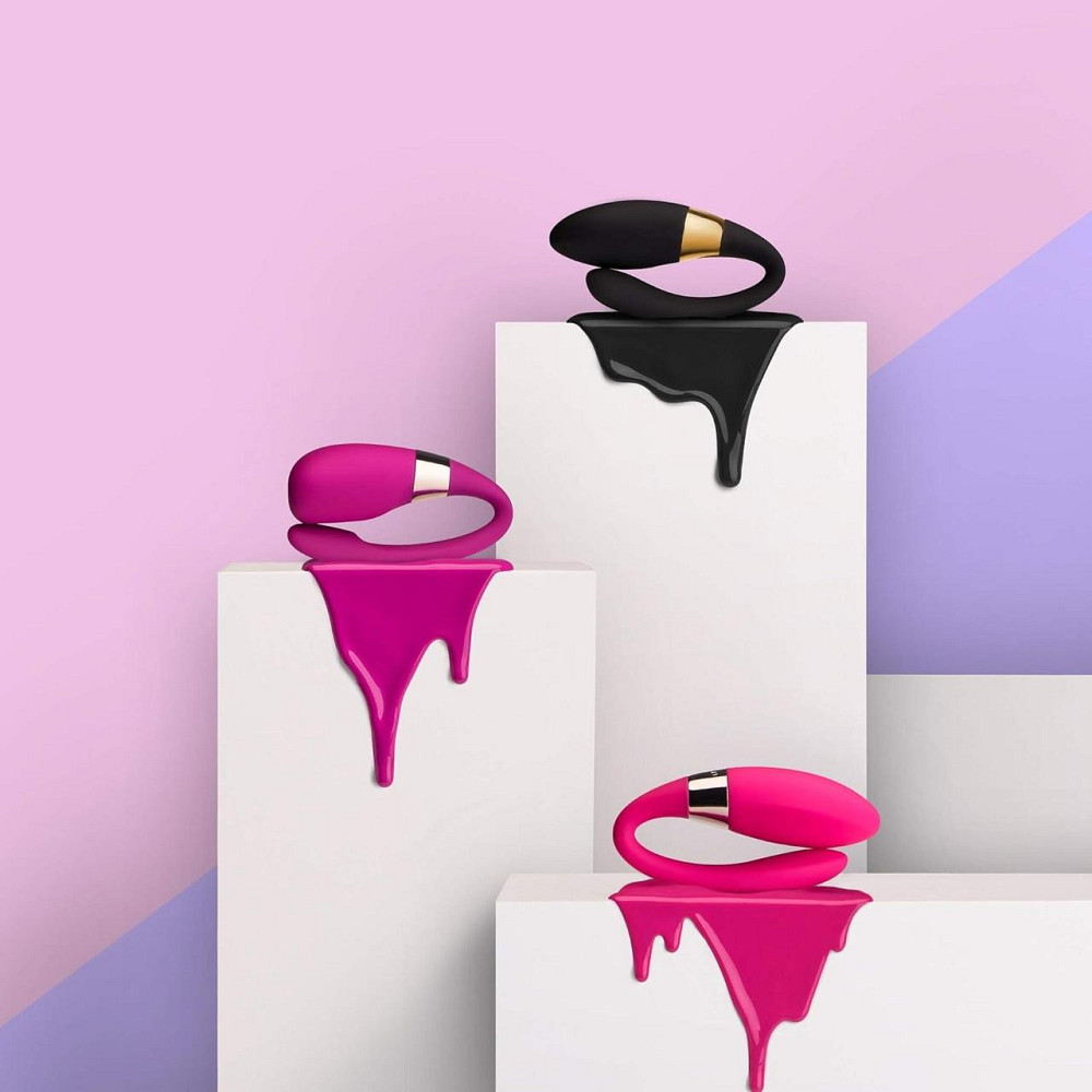 Вибратор для пар с пультом управления розовый Lelo Tiani 3 Cerise Уценка Днепр - изображение 4