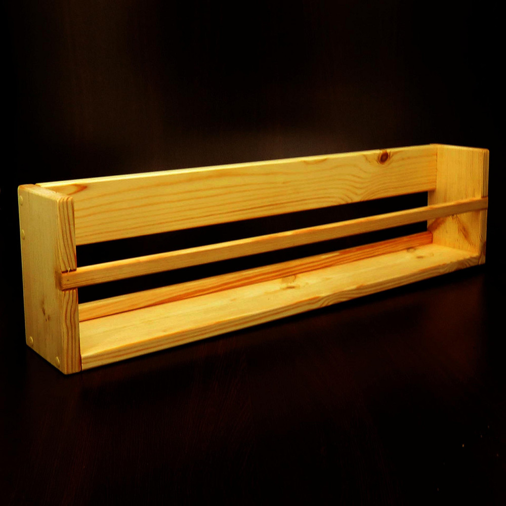 Настінна книжкова полиця "Шантарам" каррі Миколаїв - фото 1