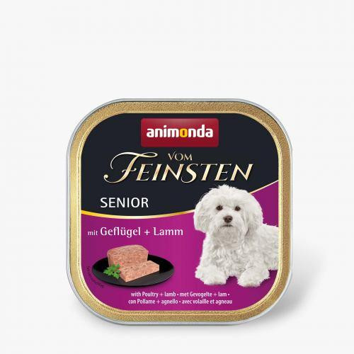 Вологий корм Animonda Vom Feinsten для старіючих собак, з птицею і ягням, 150 г Київ - фото 1