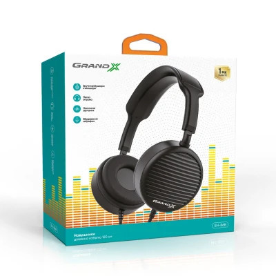 Наушники Grand-X EH-86B Black (EH-86B) Винница - изображение 2