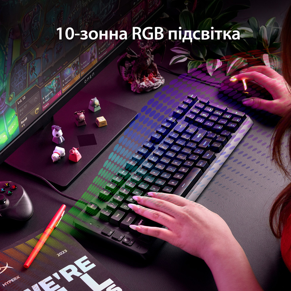 Клавіатура HyperX Eve 1800 USB Black (B7JE0AA) ( 28456 ) Харьков - изображение 3